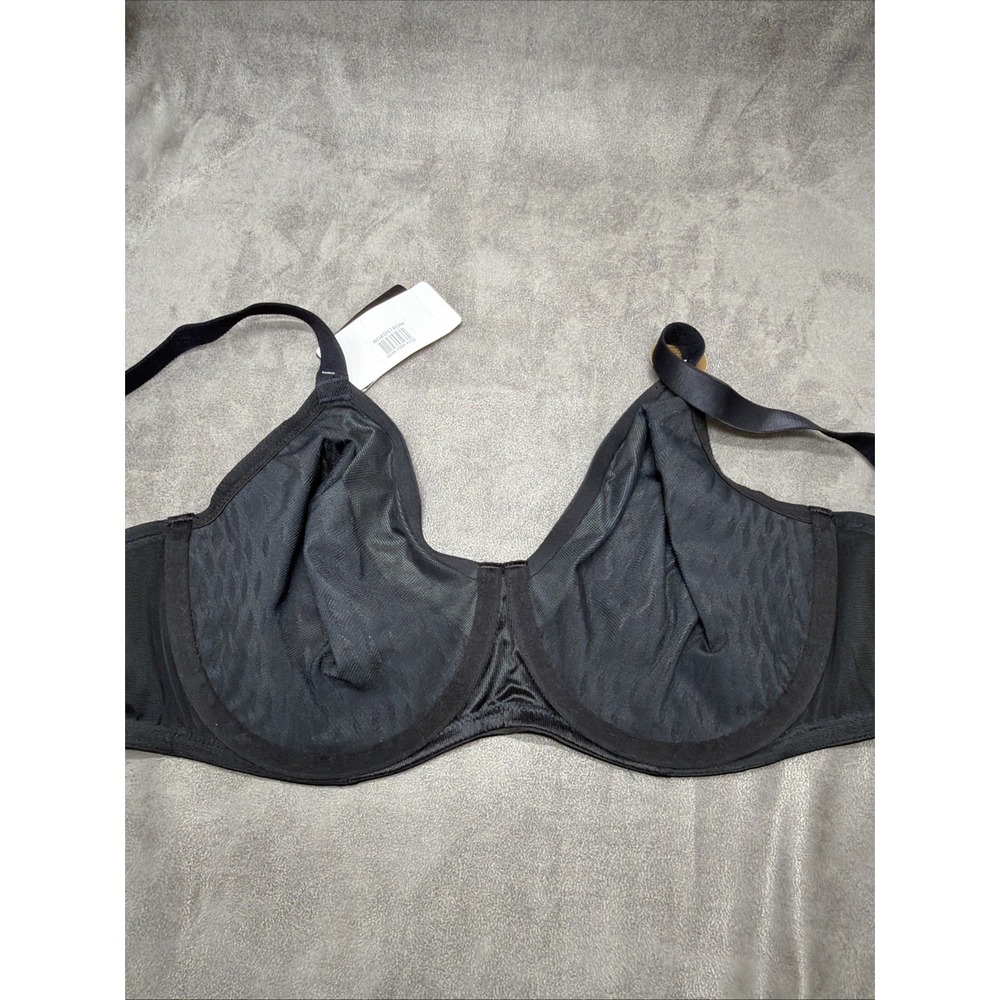 Wacoal Elevated Allure Underwire Black Bra 855336 Size 34DDD - Picture 4 of 7